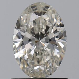 Oval 1.01 Carat Color H Clarity VS2 Very Good Diamond
