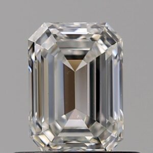 Emerald 0.55 Carat Color G Clarity VVS2 Very Good Diamond