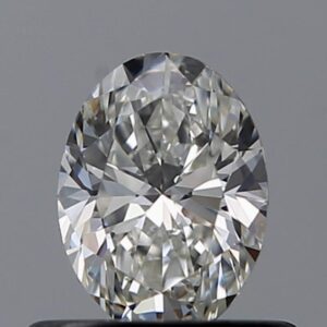 Oval 0.50 Carat Color H Clarity VS1 Very Good Diamond