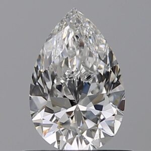 Pear 0.80 Carat Color E Clarity VS2 Good Diamond