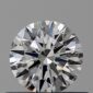 Round 0.50 Carat Color F Clarity VS1 Excellent Diamond