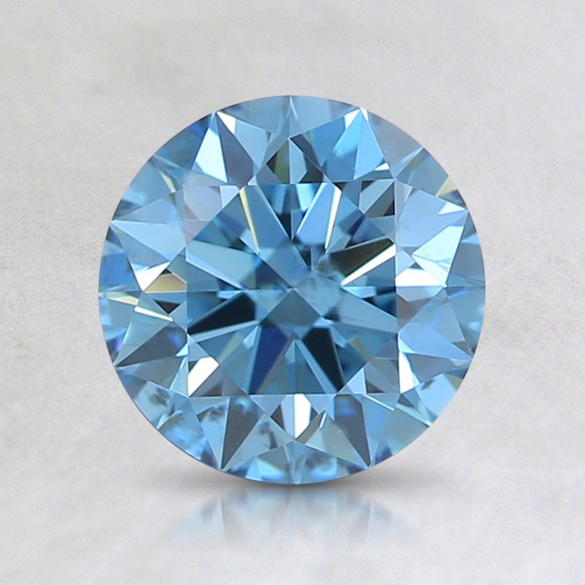 Blue Color Lab Grown Diamond