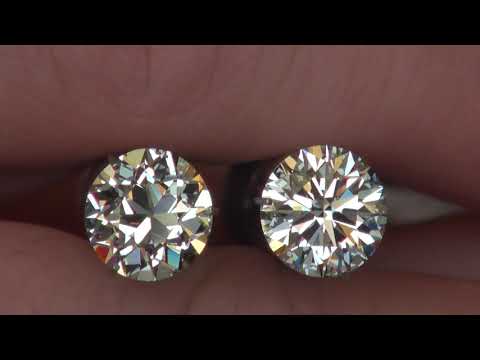 Diamond round brilliance vs European cut 