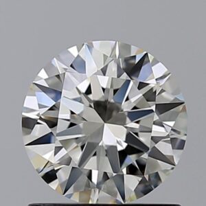 Round 1.00 Carat Color K Clarity VVS2 3X Excellent Diamond