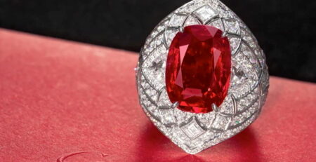 8.39-ct Burmese Ruby Ring Sells for $7.3m