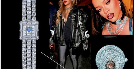 Rihanna Wears $400,000 Diamond Watch ... on her Ankle