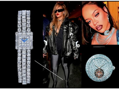 Rihanna Wears $400,000 Diamond Watch ... on her Ankle